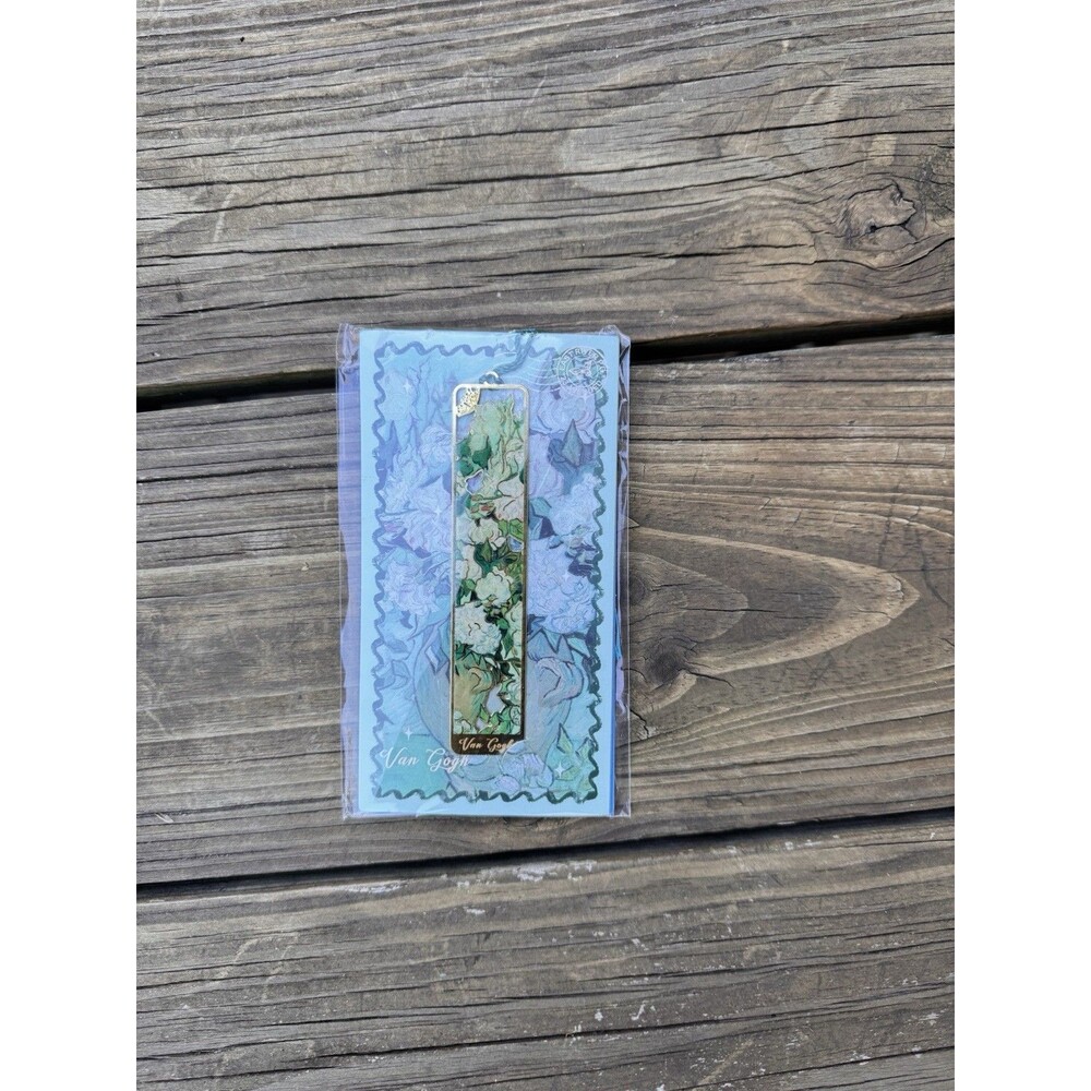 Oil Painting Bookmarks with Tassel Package includes 4